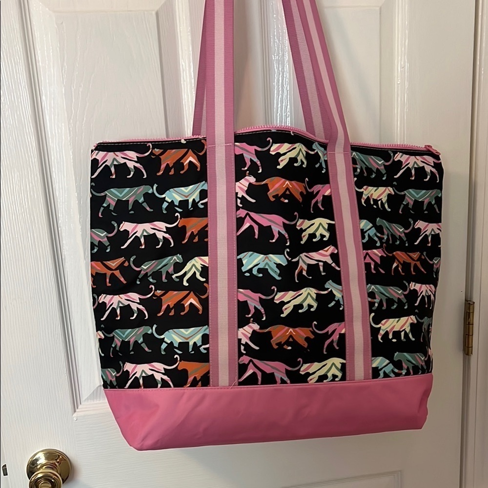 Colorful Animal Print Tote Bag